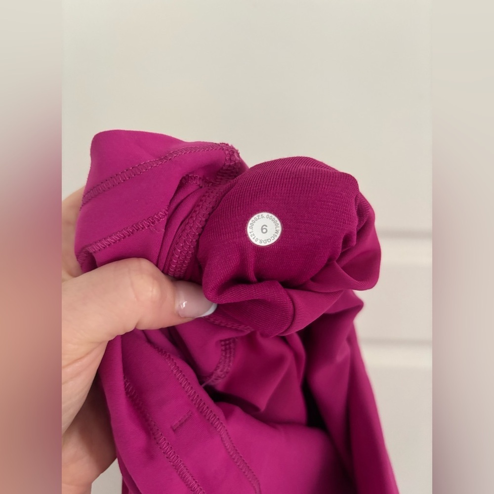 NWOT Lululemon Wunder Train HR Tight Magenta Purple MGPR Pant Everlux Size 6 - Picture 6 of 6